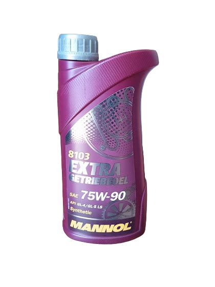 Mannol 75W90 Sintético Cajas Mecánicas GL 4 GL 5 1 LT Fab Alemana