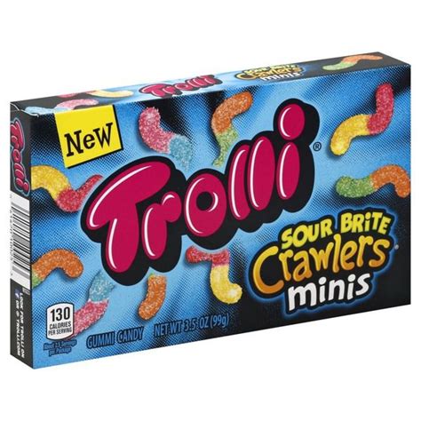 Trolli Sour Brite Crawlers Minis Gummi Candy Obx Grocery Stockers