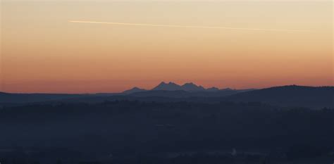 Tatry z Gorajowic k Jasła DALEKIE OBSERWACJE