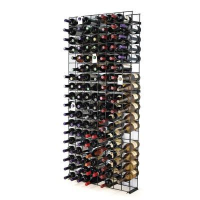 Wine Enthusiast 144 Bottle Black Floor Wine Rack 631 12 01 The Home