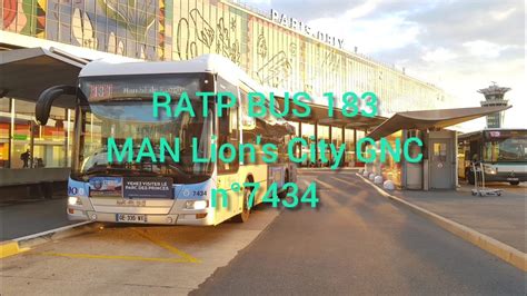 Ratp Bus Man Lion S City A Nl Cng N Voyage Complet