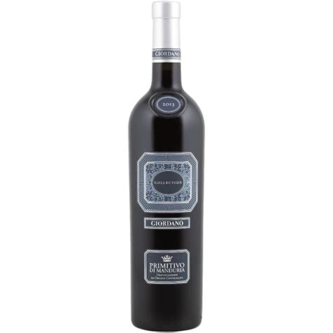 Giordano Primitivo Di Manduria Collection Czerwone Wytrawne Wino