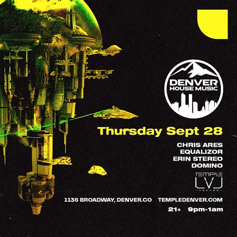 Denver House Music Lvl Takeover At Temple Thursday Sep