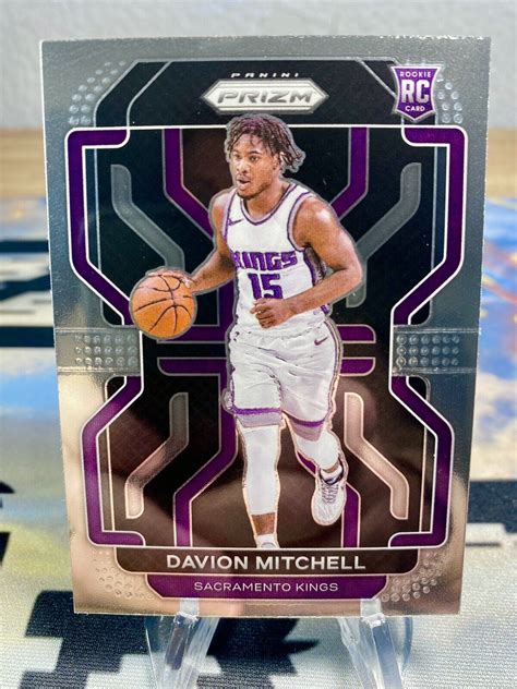 Davion Mitchell Panini Prizm Rookie Card Sacramento Kings