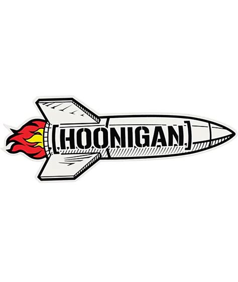 Hoonigan Rocket Sticker | Zumiez