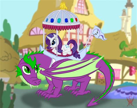 Spike Спайк Spike Rarity Rarity Рэрити Mlp Art Minor