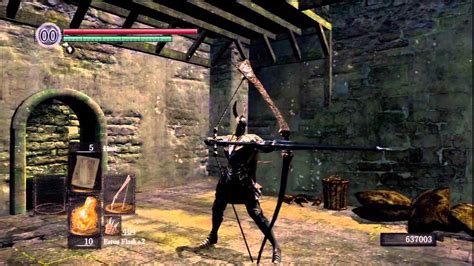 Dark Souls Dragonslayer Greatbow And Silver Knight Showcase Youtube