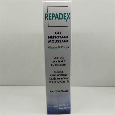 Repadex Gel Nettoyant Moussant Visage Corps Ml Go Para