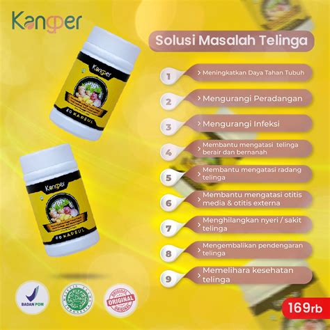 Kangper Obat Sakit Telinga Telinga Berdengung Telinga Berair Radang