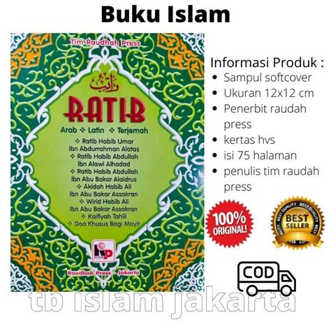 Jual Ratib Arab Latin Terjemah Al Athos Al Alatos Al Hadad Al Haddad