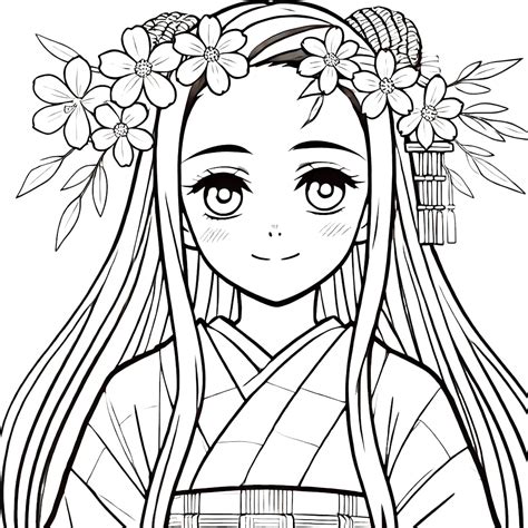 Nezuko Para Colorear Demonio M S Lindo Demon Slayer