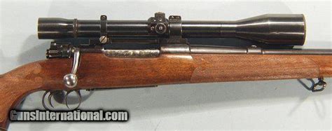 Mauser Model 98 Custom 22 250 Rifle With Weaver Scope In Redfield Mounts