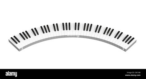 Black And White Keys On Music Keyboard Stock Photo Alamy