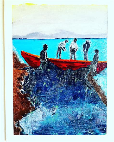 Fishers Of Men Painting By Deepblue Arts Fine Art America