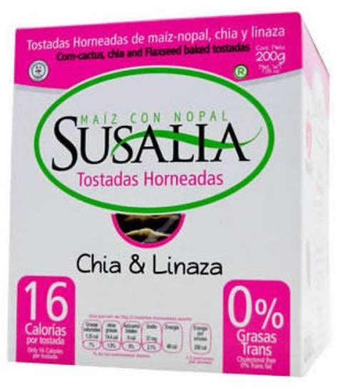 Tostadas Horneadas Chia Y Linaza G Susalia Shopzote