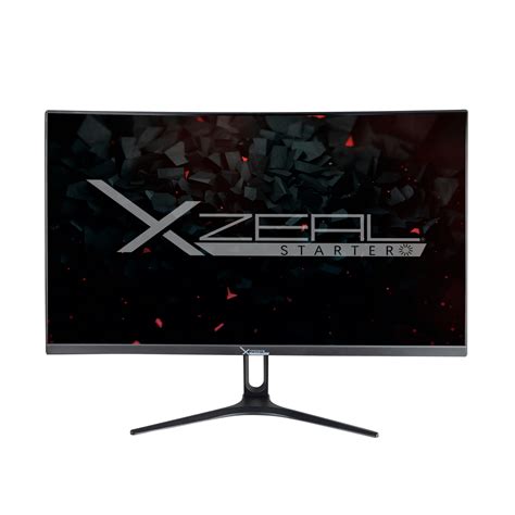 Monitor Gamer 23 8 Pulgadas Curvo Negro Xzeal Starter XSPMG05B Mac Toner