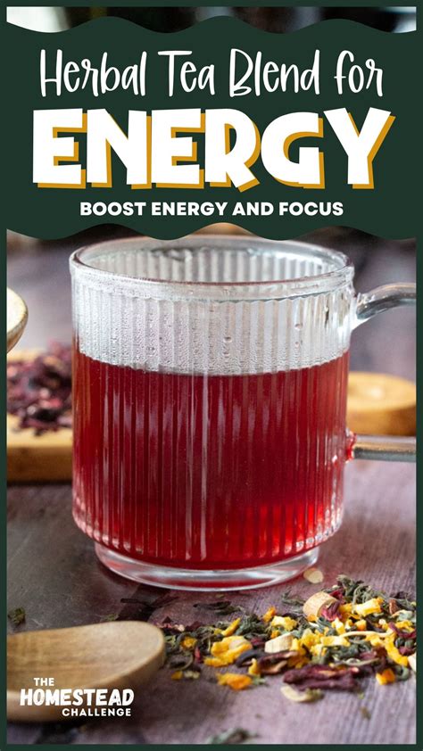 Herbal Tea Blend for Energy | Best herbal tea, Tea blends recipes