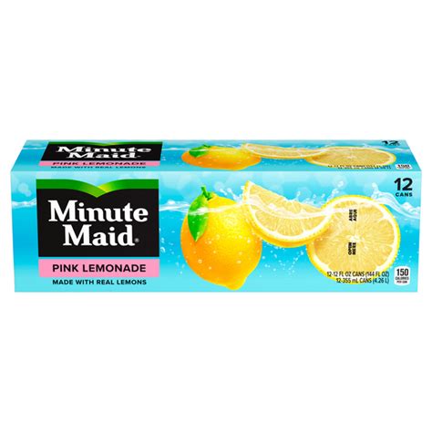 Save On Minute Maid Pink Lemonade 12 Pk Order Online Delivery Giant