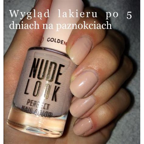 Golden Rose Nude Look Perfect Nail Color Lakier Do Paznokci Cena