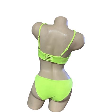 TiniBikini Swim Tinibikini Tini Bikini Neon Green Keylime 2 Piece