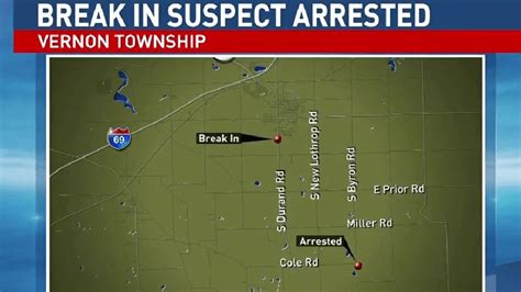 Shiawassee County Breaking And Entering Suspect Caught