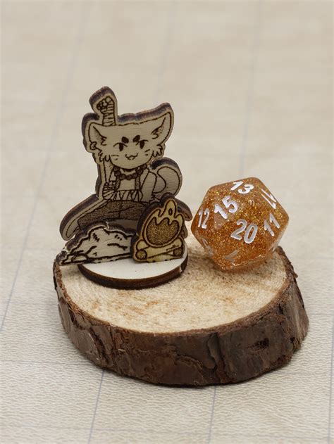 Tabaxi Monk Miniature Dungeons and Dragons Pathfinder TTRPG 2D Lasercut Mini Figure - Etsy