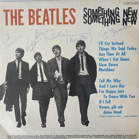 Bid Now: The Beatles Something New signed album - March 3, 0122 9:00 AM PDT