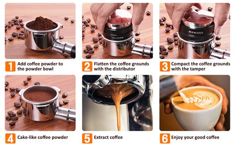 Amazon Culikem Espresso Tamper Coffee Distributor Tool Dual Head