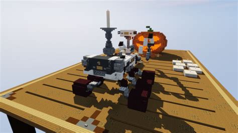 Mars Rover vs. Pumpkin Minecraft Map