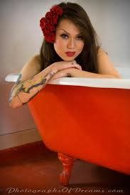 Introducing Christine Barnum Hot Model Tattoo Artist Piercer