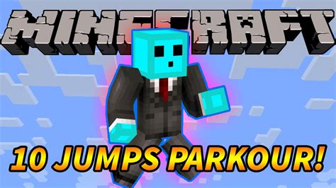 Minecraft 10 Jumps Parkour Parkour Map Youtube