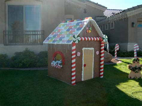 Cardboard Gingerbread House Peterainsworth