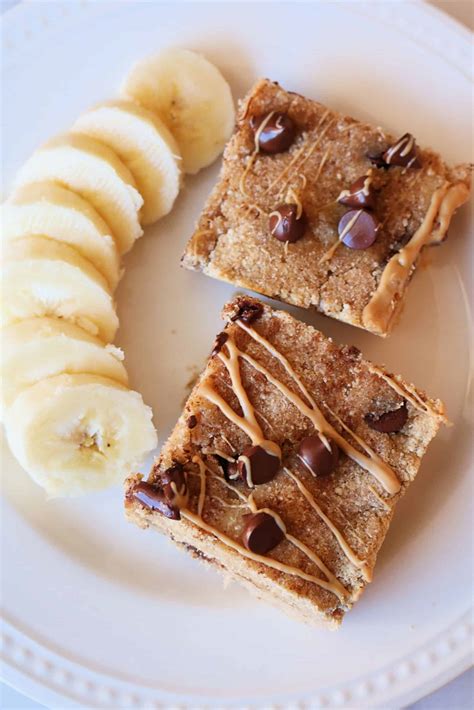 Healthy Banana Bars With Chocolate Chips Kindly Unspoken