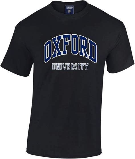 Oxford University T Shirt Official Merchandise Uk Clothing