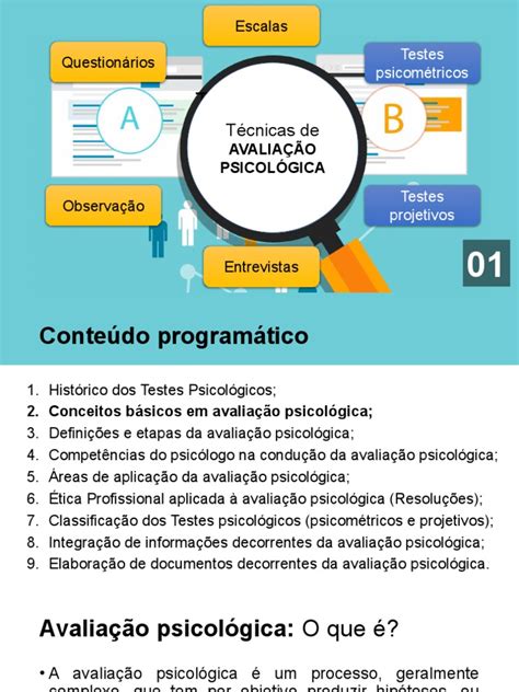 Aula 02 Técnicas De Avaliação Psicológica Pdf Psicologia