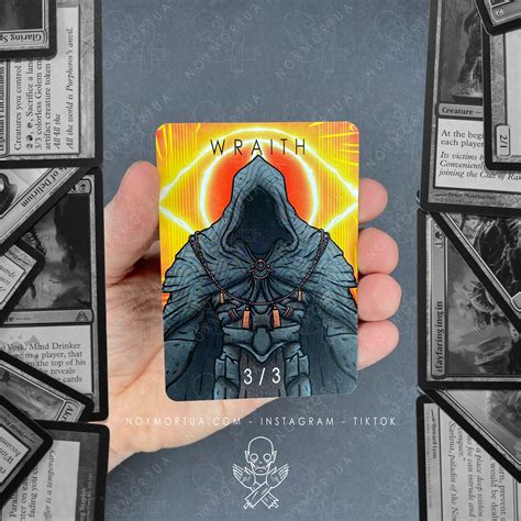 Wraith Token Bundle For Magic The Gathering Etsy