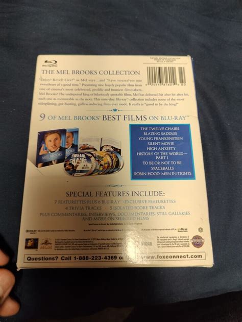 The Mel Brooks Collection Blu Ray Disc 2012 9 Disc Set Missing 2