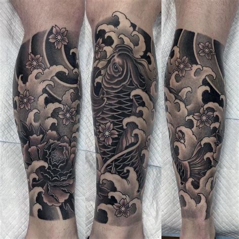 Pin By Sai Tu Ta On Dd Koi Tattoo Sleeve Tattoo Japanese Style Japanese Leg Tattoo