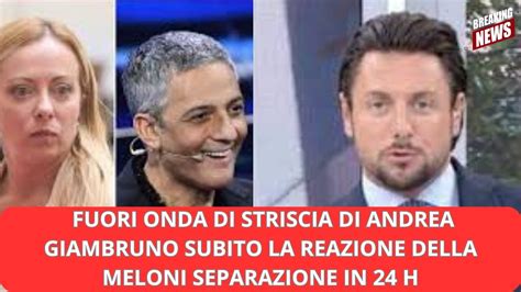 FUORI ONDA SCHOK DI STRISCIA DI ANDREA GIAMBRUNO SUBITO LA REAZIONE