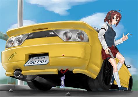 Jdm With Anime Girl