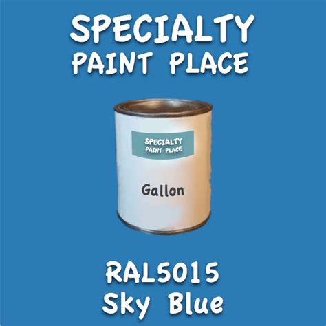 RAL 5015 Sky Blue Gallon Can