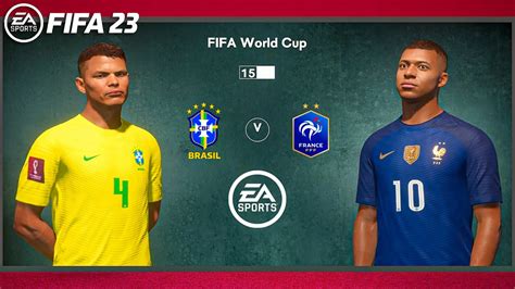 FIFA 23 Brazil Vs France World Cup Qatar 2022 Gameplay YouTube