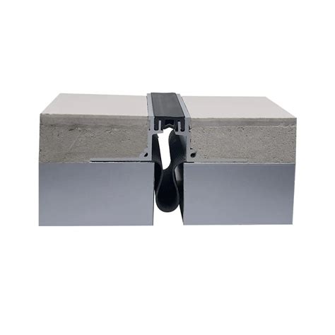 Extruded Aluminum Floor Rubber Expansion Joint Cover With Flame