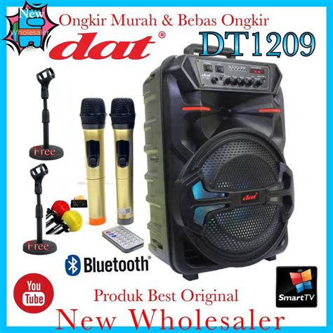 Jual Speaker Aktif Portable Wireless Dat Dt Inch Resmi Sound