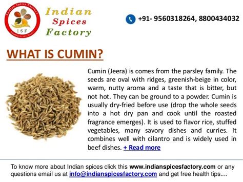 Benefits Of Cumin