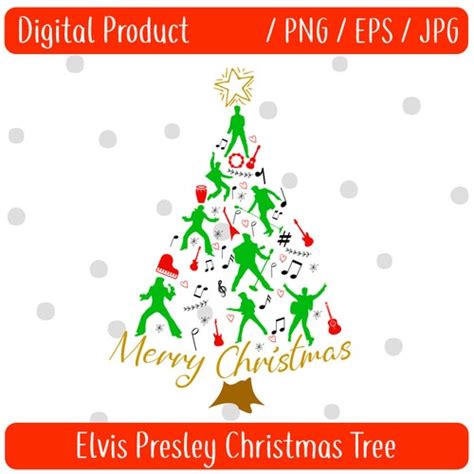 Elvis Presley Christmas Tree Design - Etsy