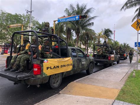 V Deo Patrulla Ej Rcito Mexicano Avenidas De Canc N Ante Alerta Roja