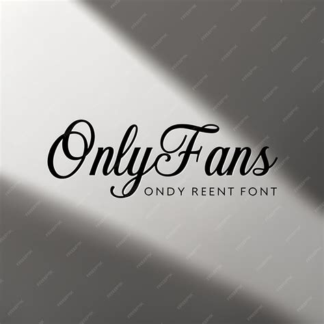 Stylish OnlyFans Logo with Modern Design | Premium AI-generated image