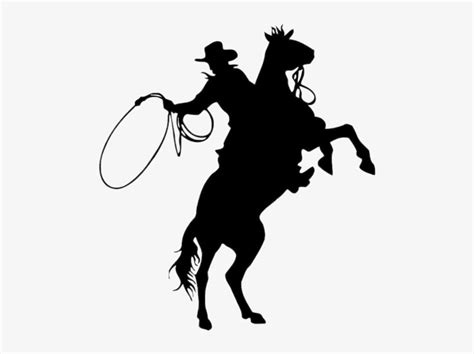 Cowboy Silhouette Art