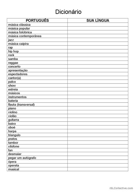 Conversações Música English Esl Worksheets Pdf And Doc